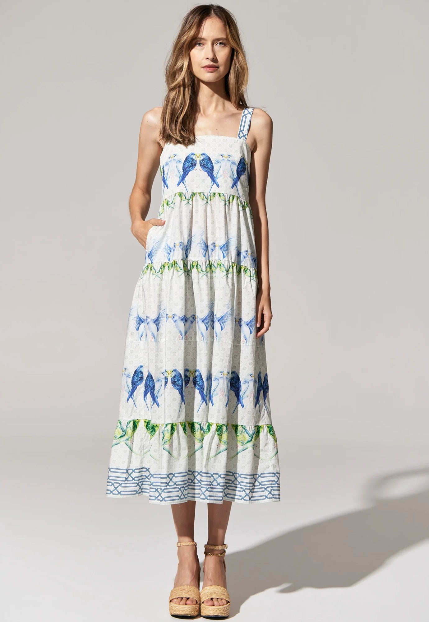 pol - barrie sundress - barrie print