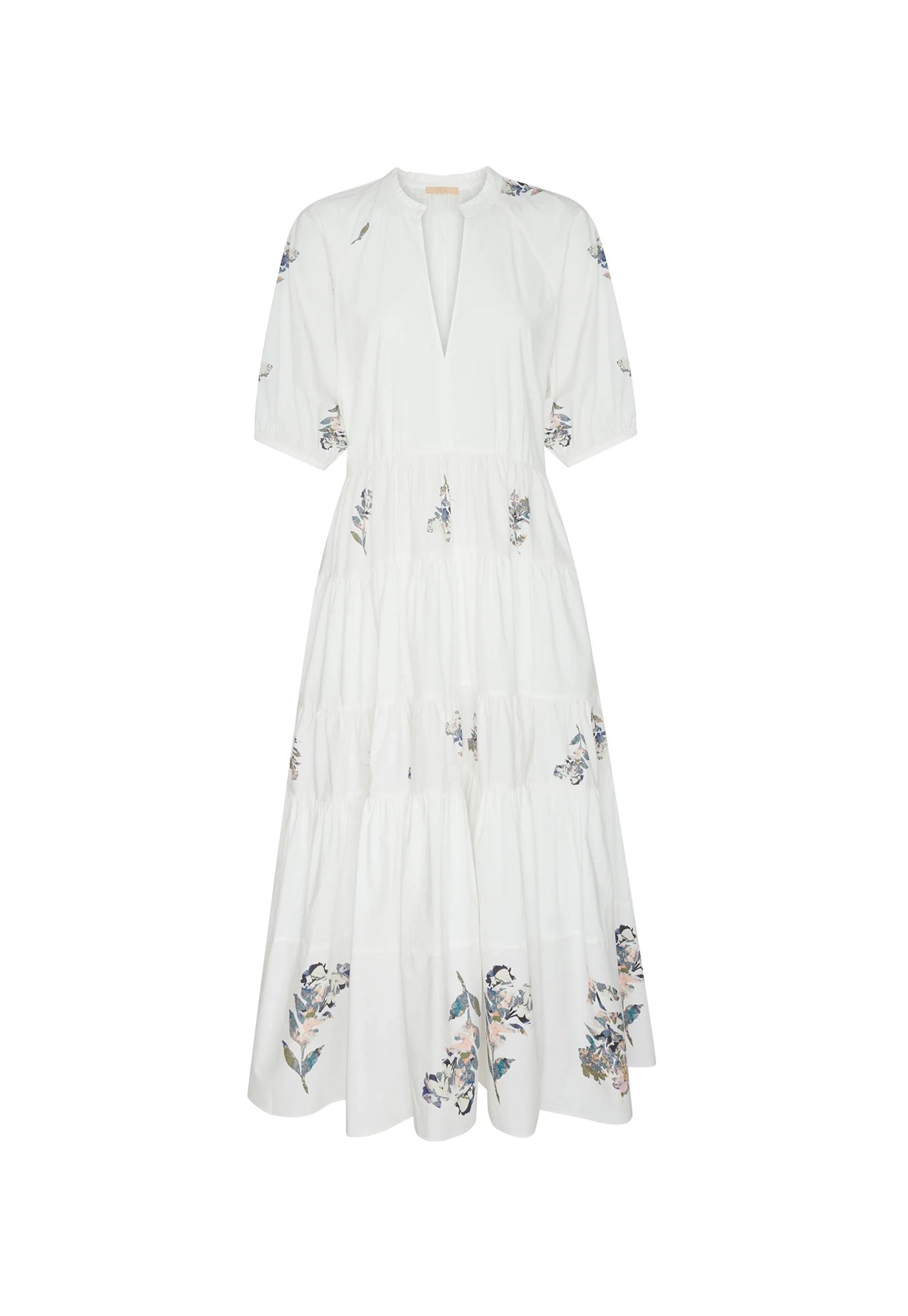 pol - botanist tiered dress