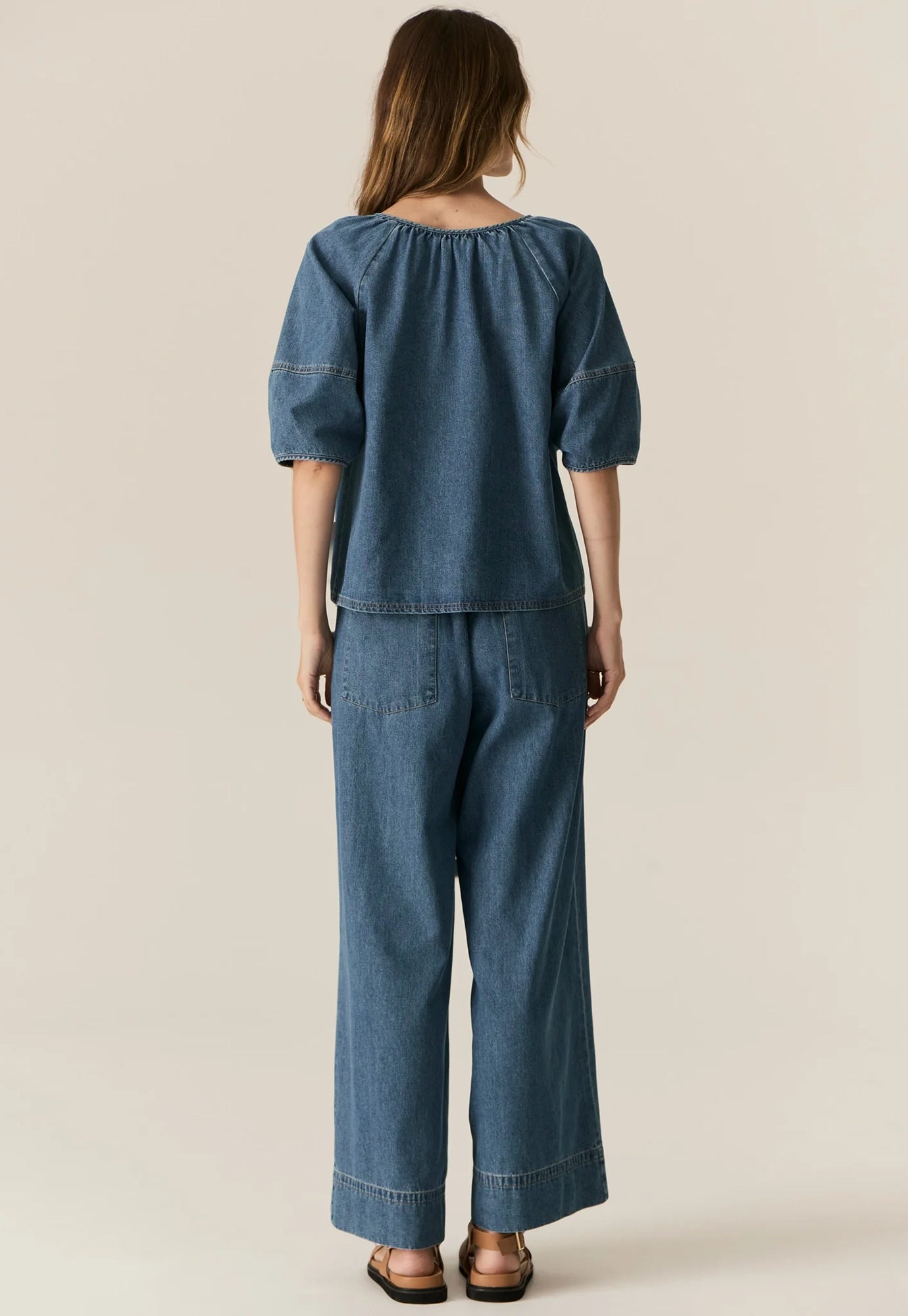 pol - carsen top - light wash