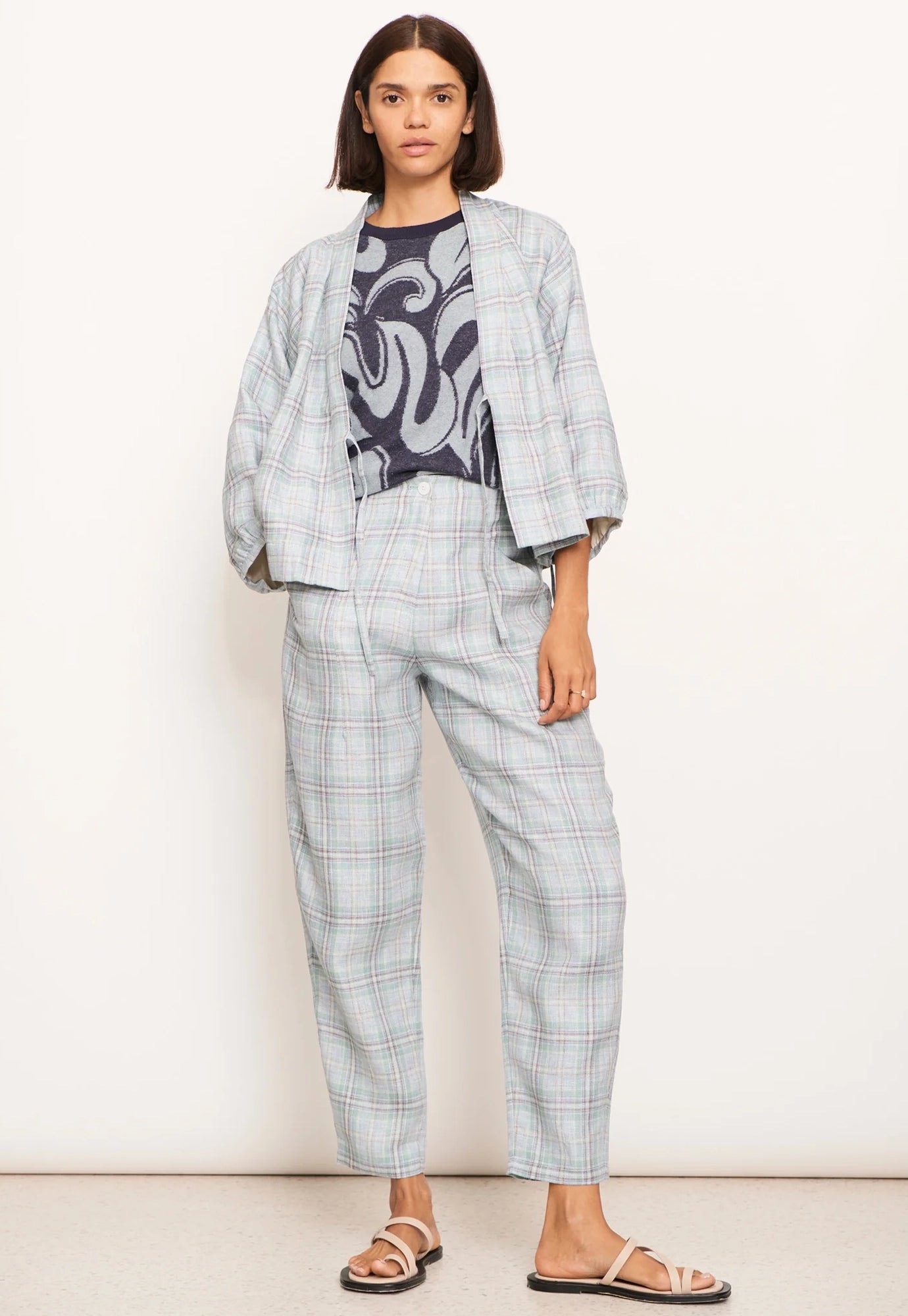 pol - dresden pant - dresden check