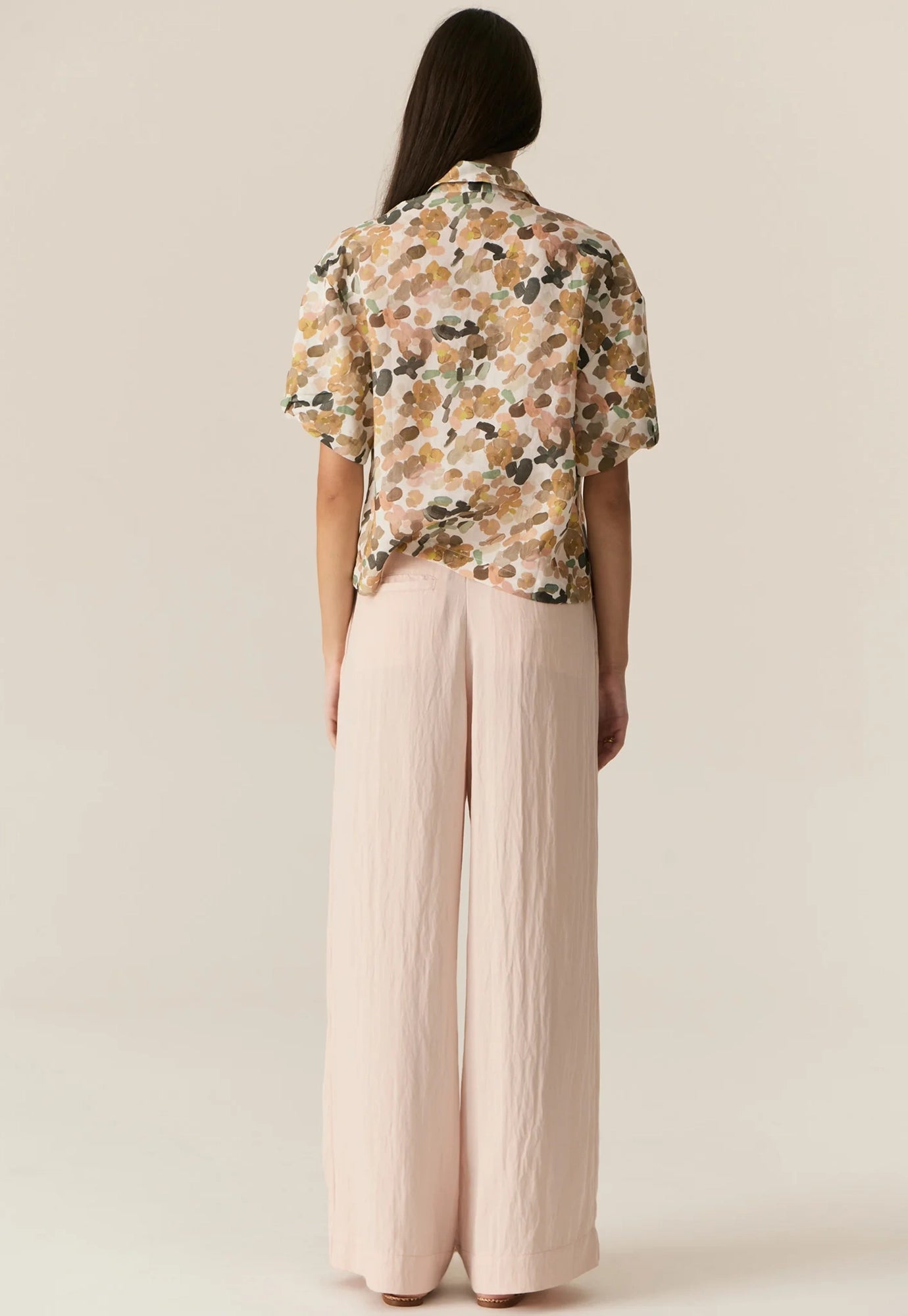 pol - speckle shirt - speckle print