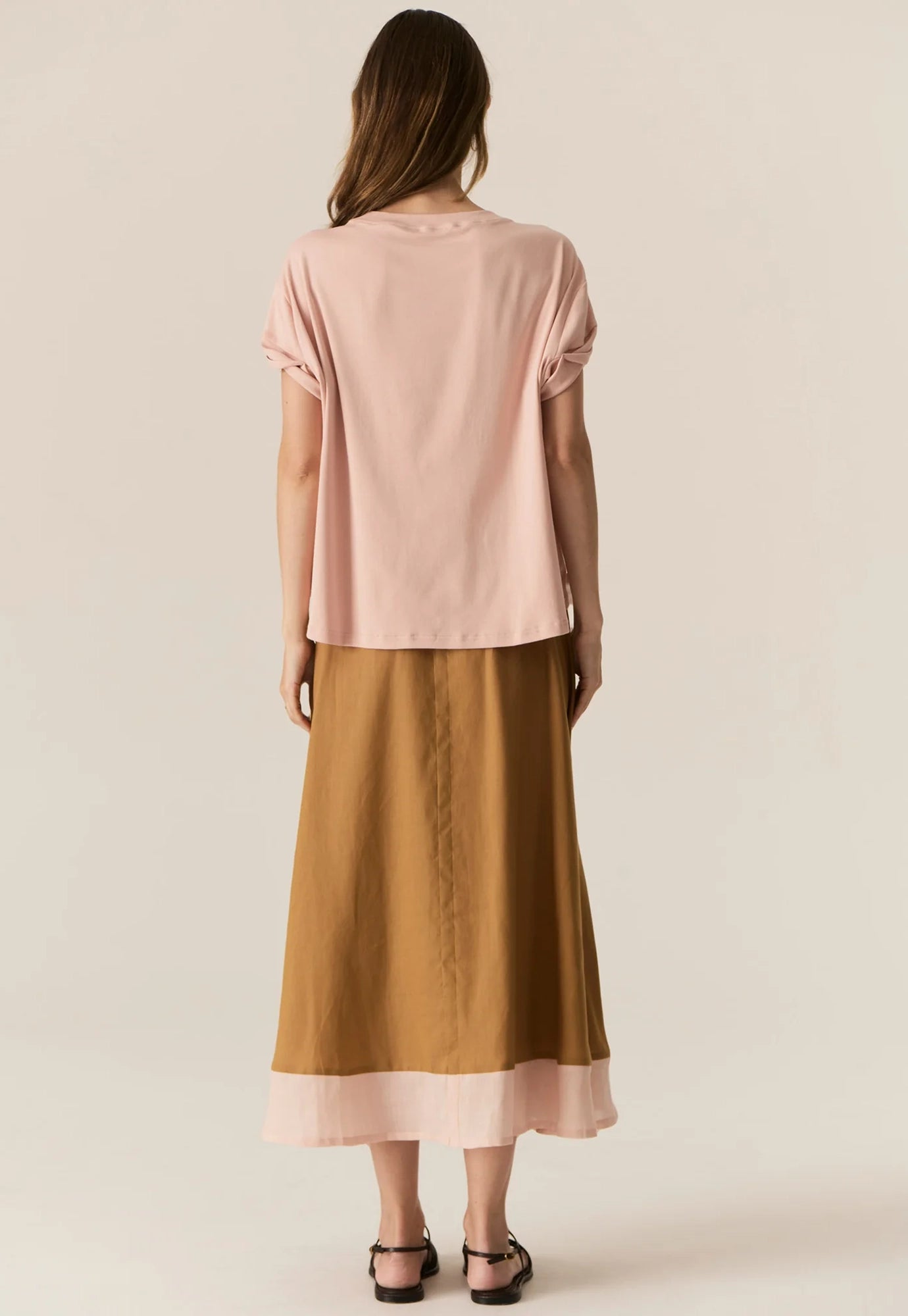 pol - zone cap tee - blush