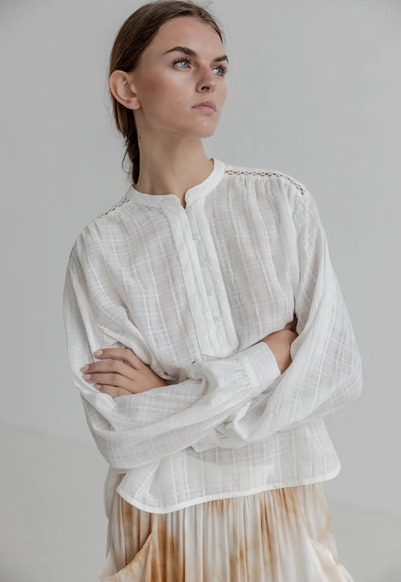 project aj117 - sonya shirt - white