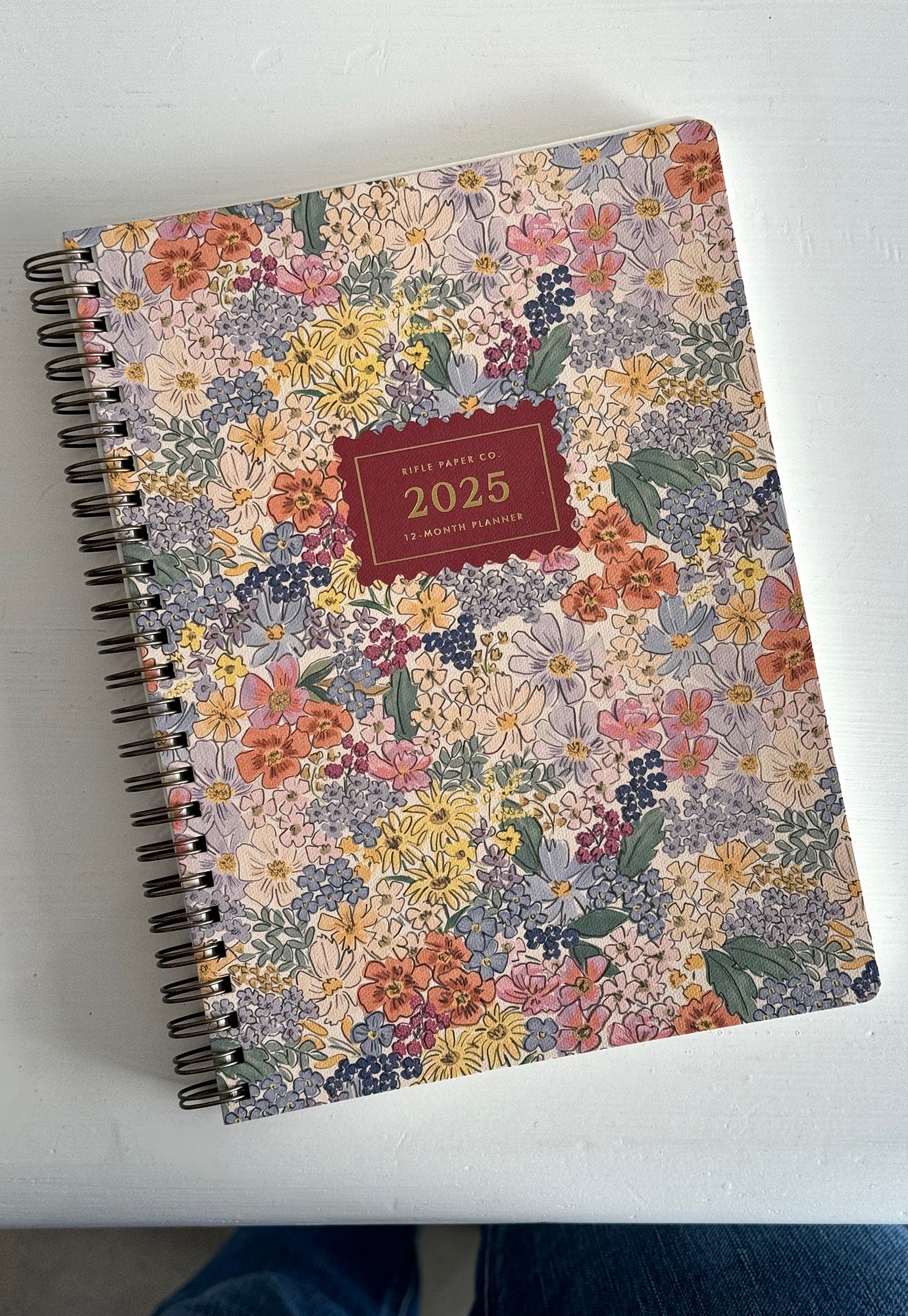 rifle paper co - 2025 12 month spiral planner - mimi