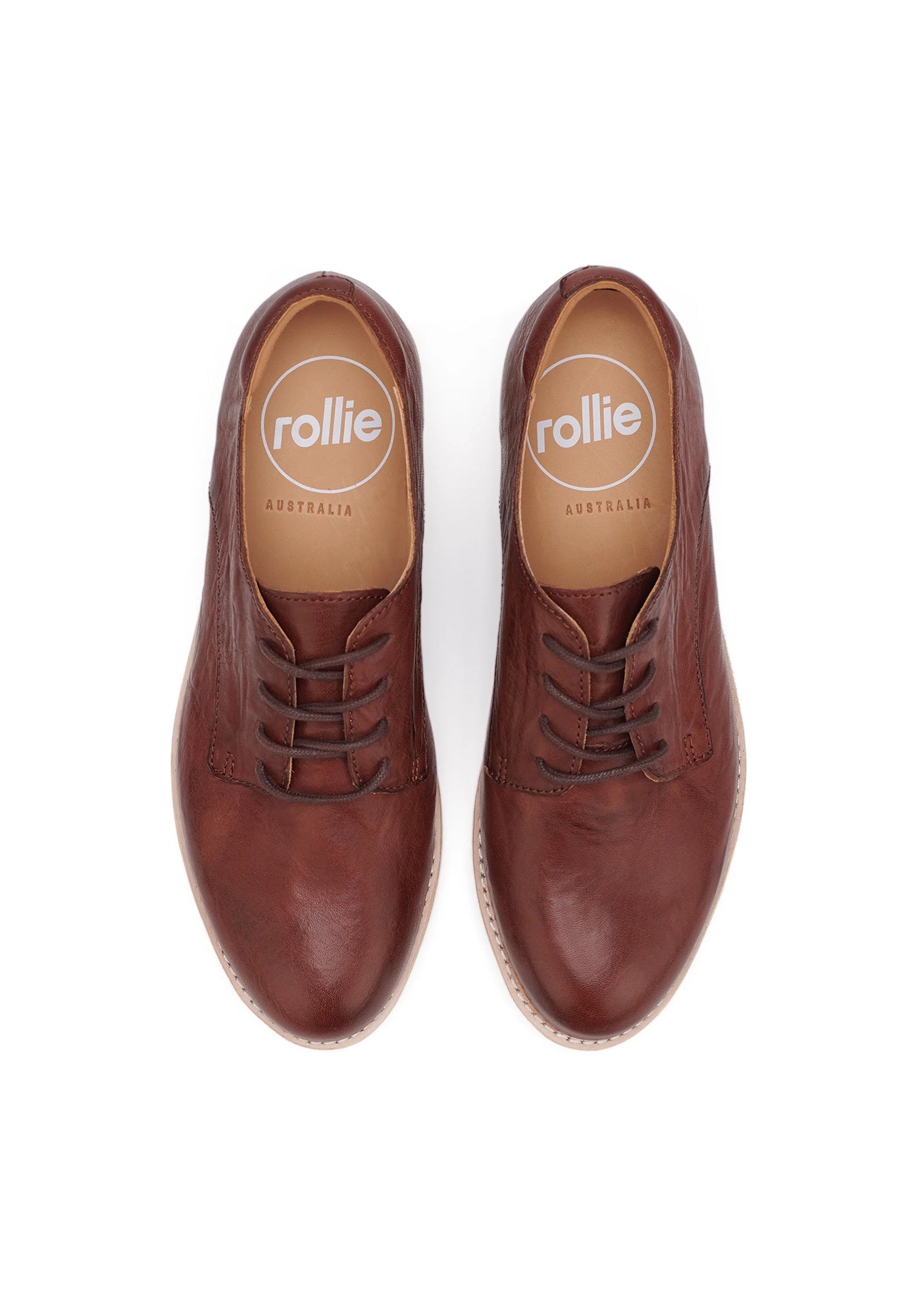 rollie - derby - vintage mocha