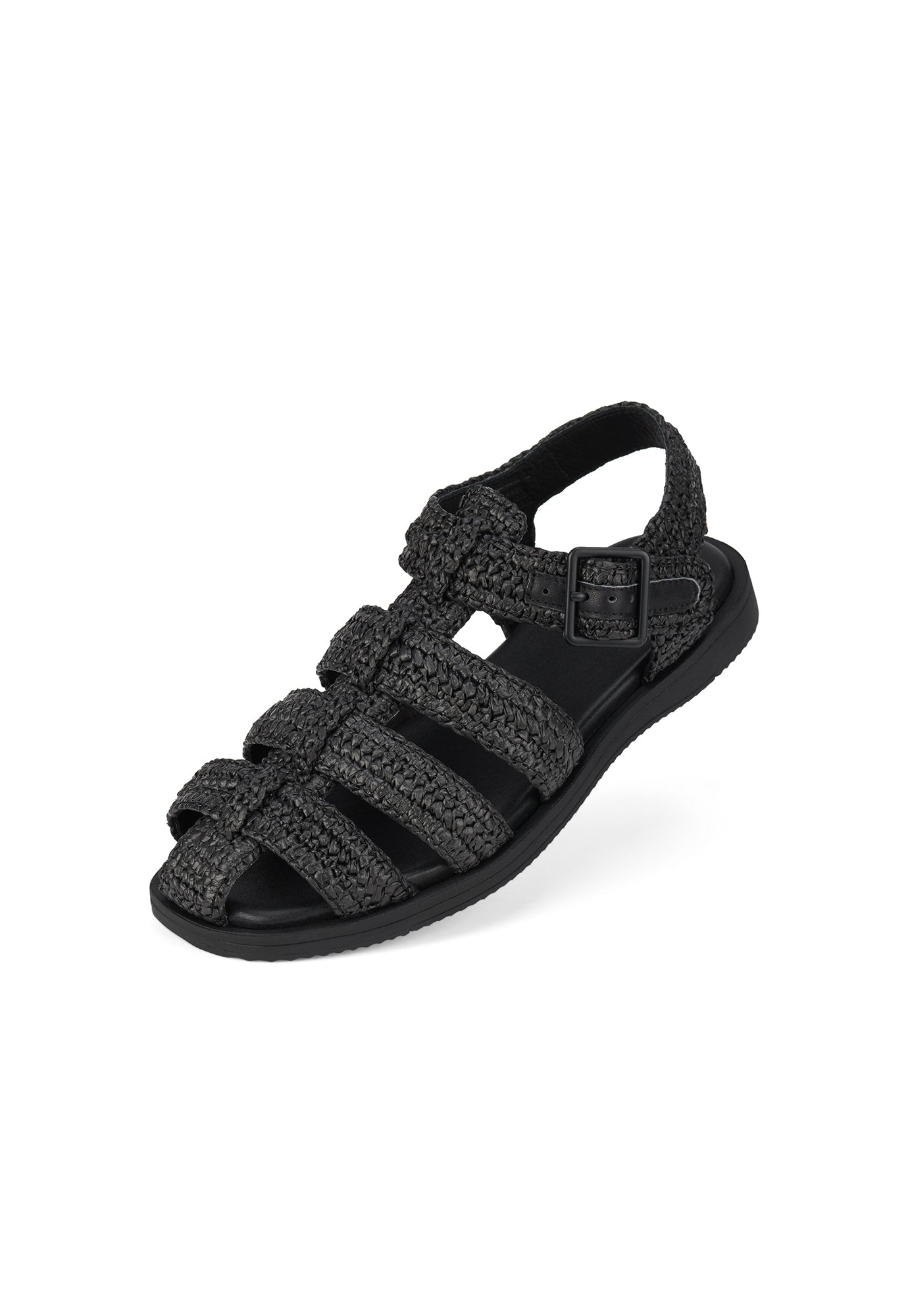 rollie - sandal fisherman - weave black