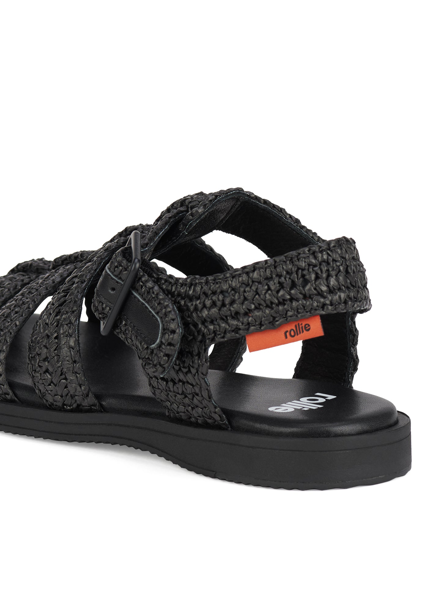 rollie - sandal fisherman - weave black