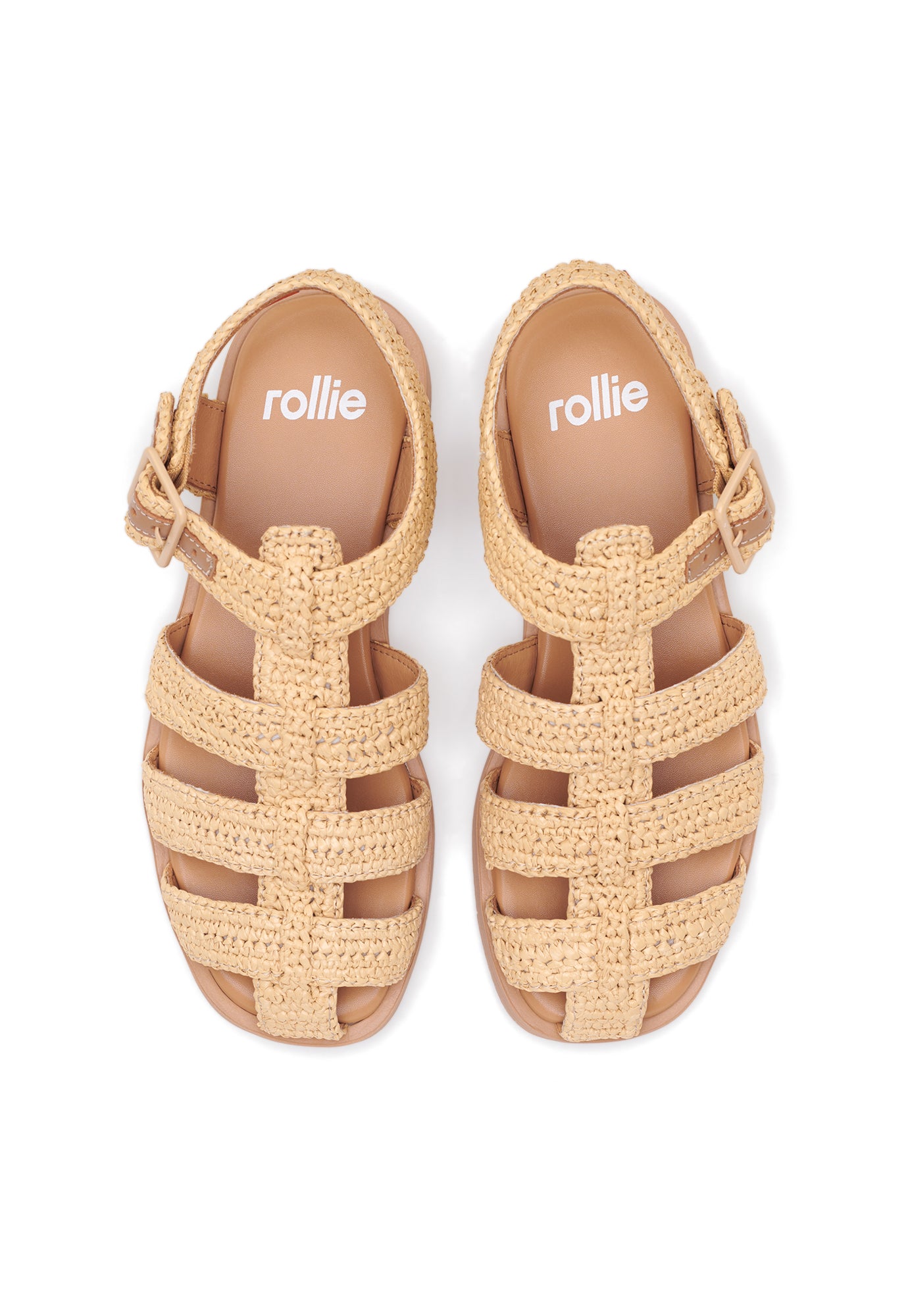 rollie - sandal fisherman - weave tan