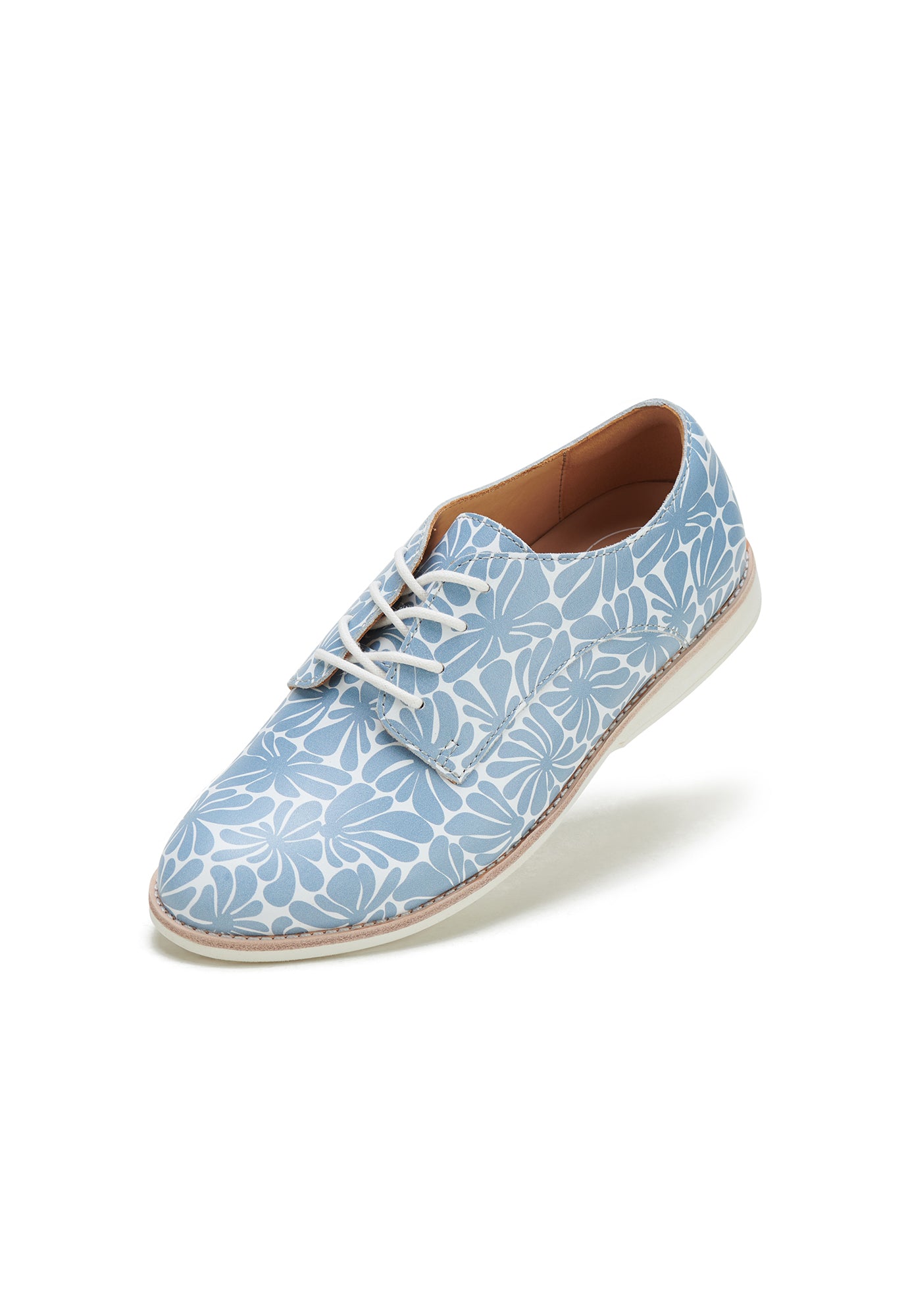 rollie - derby - steel blue flower