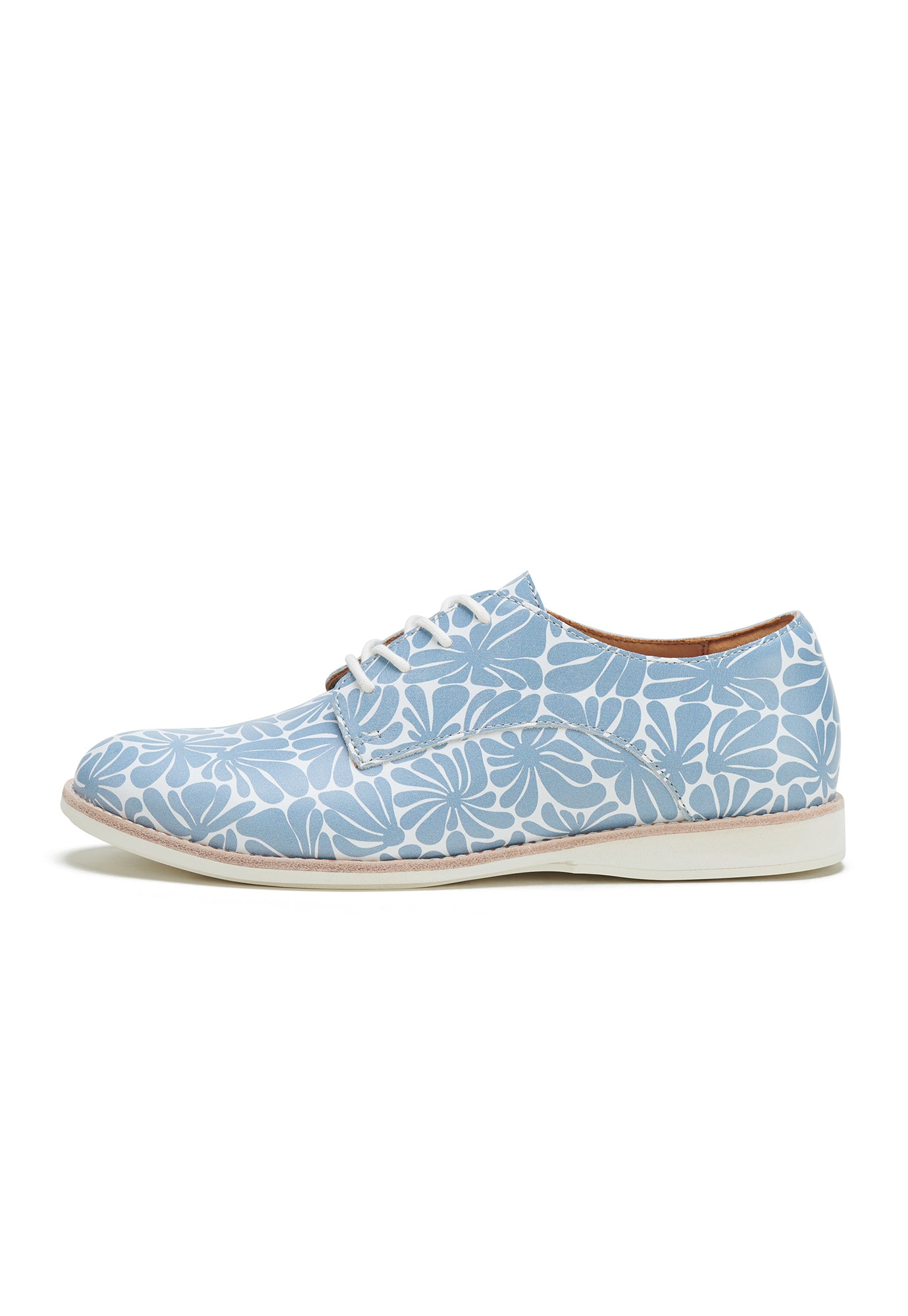 rollie - derby - steel blue flower