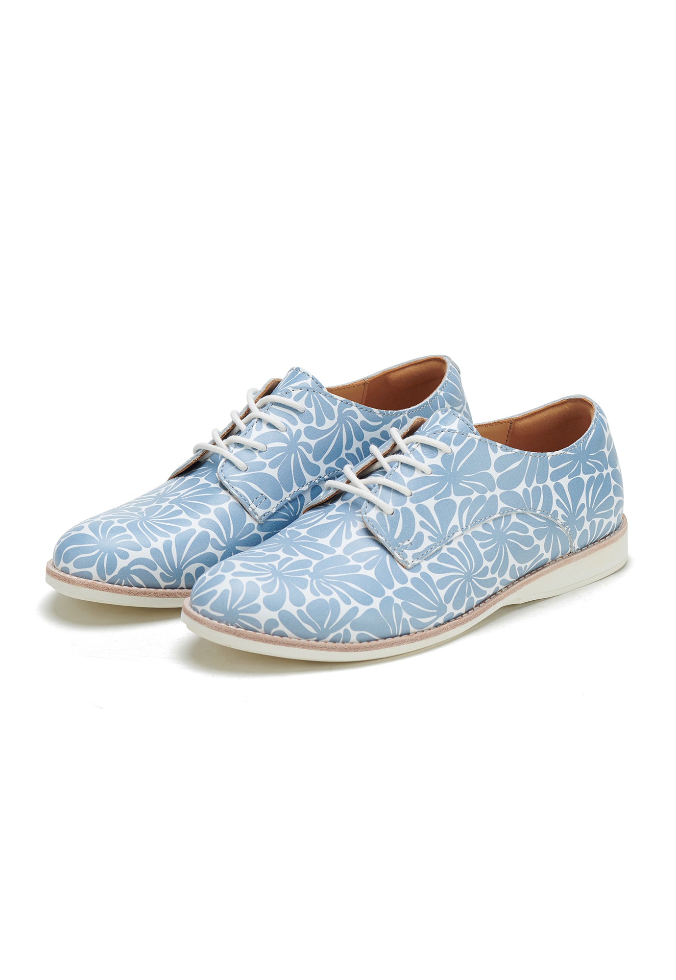 rollie - derby - steel blue flower