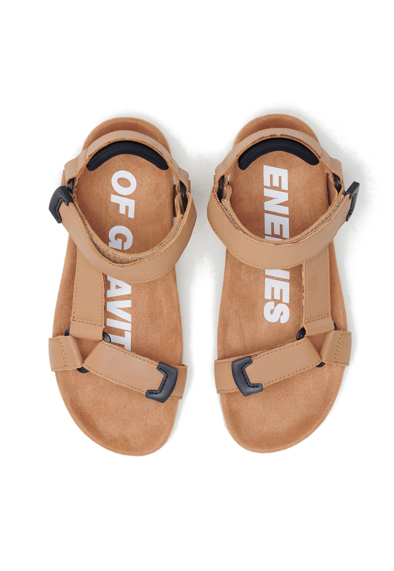 rollie - sandal tooth wedge - soft tan