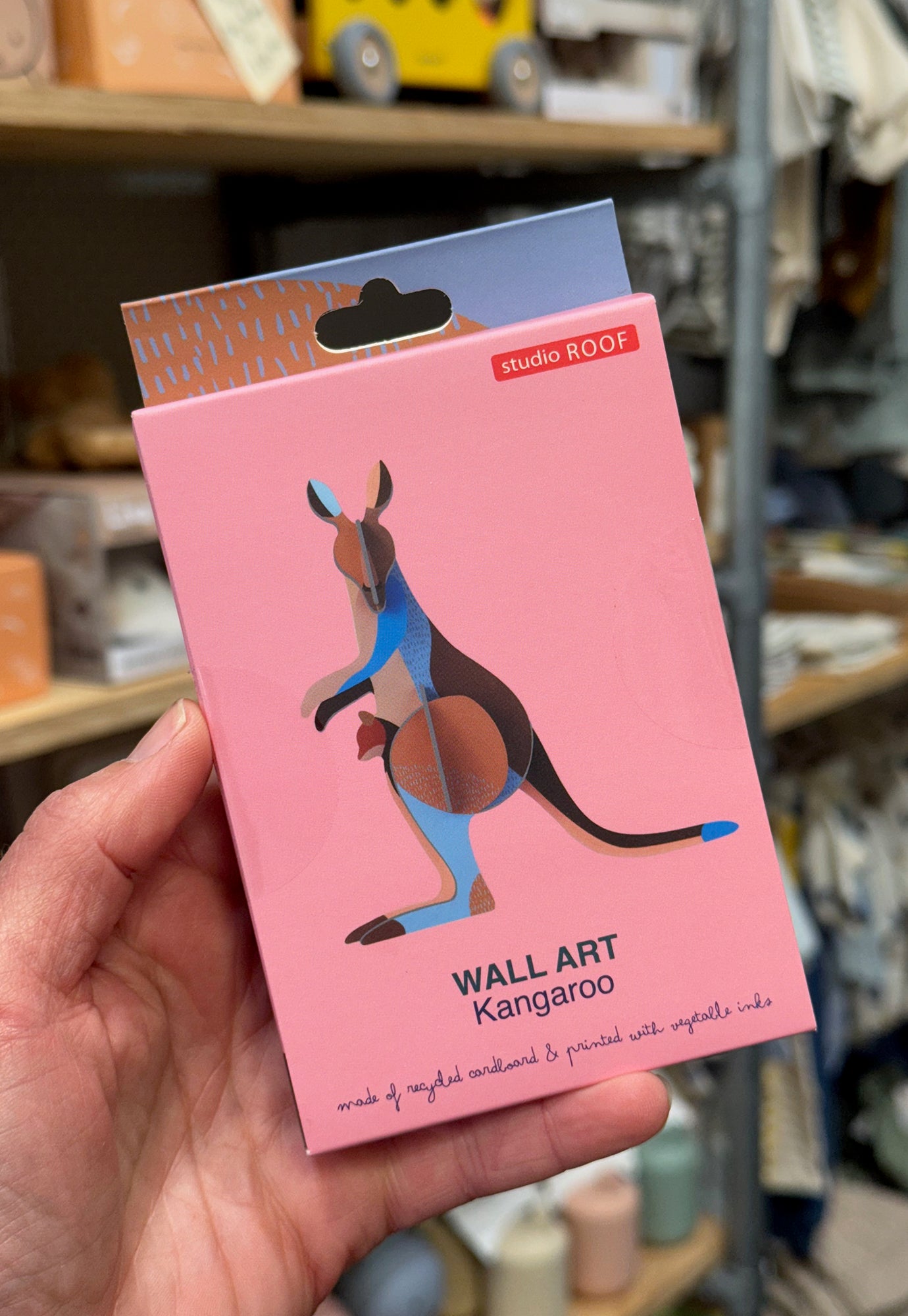 studio roof - wall art - kangaroo