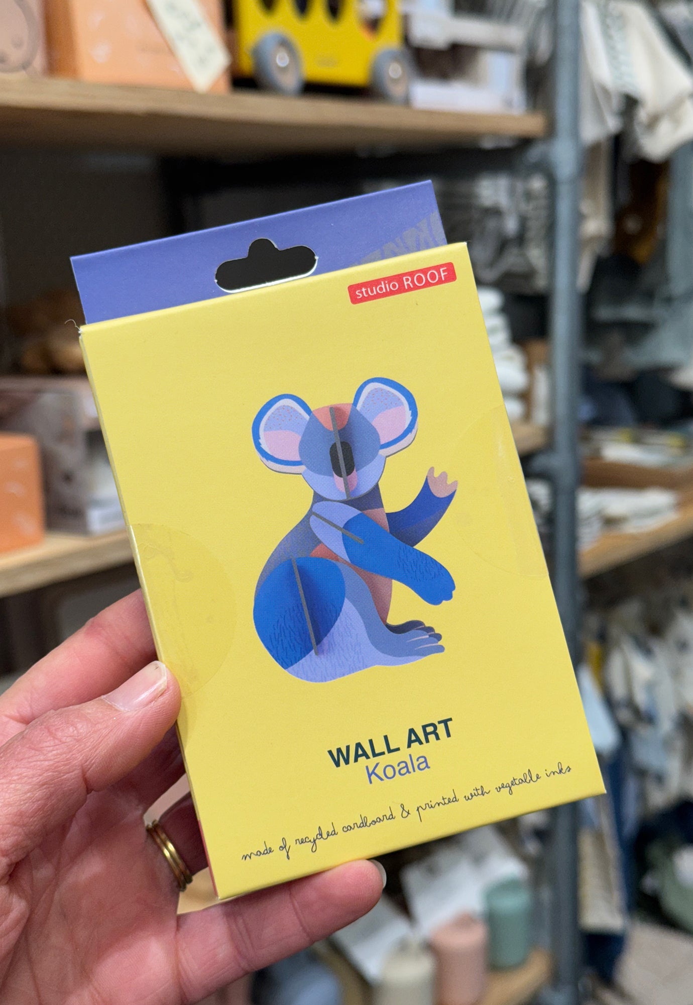studio roof - wall art - koala