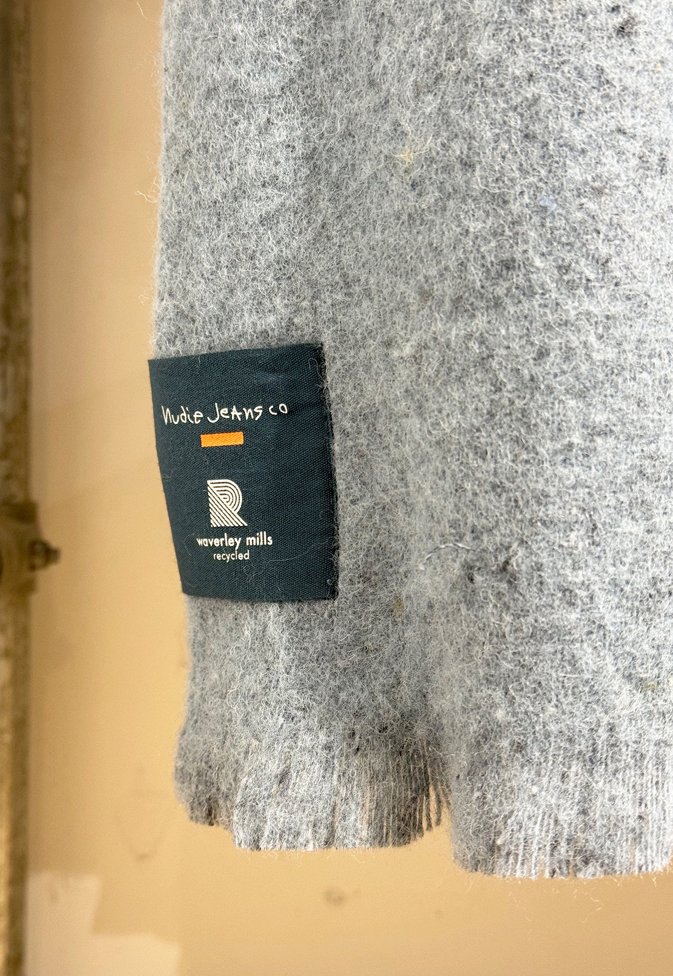 waverley mills x nudie jeans - ture throw - recycled denim