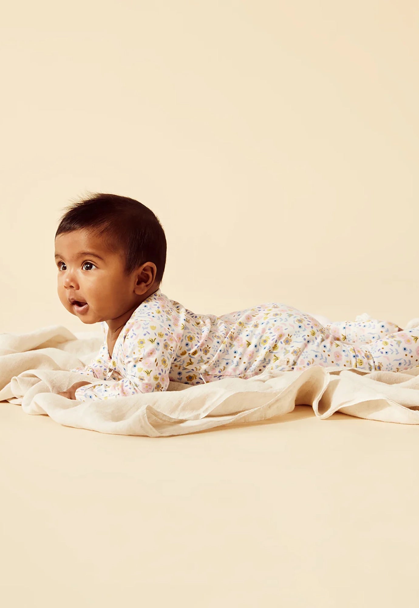 wilson & frenchy - zipsuit w feet - ava floral
