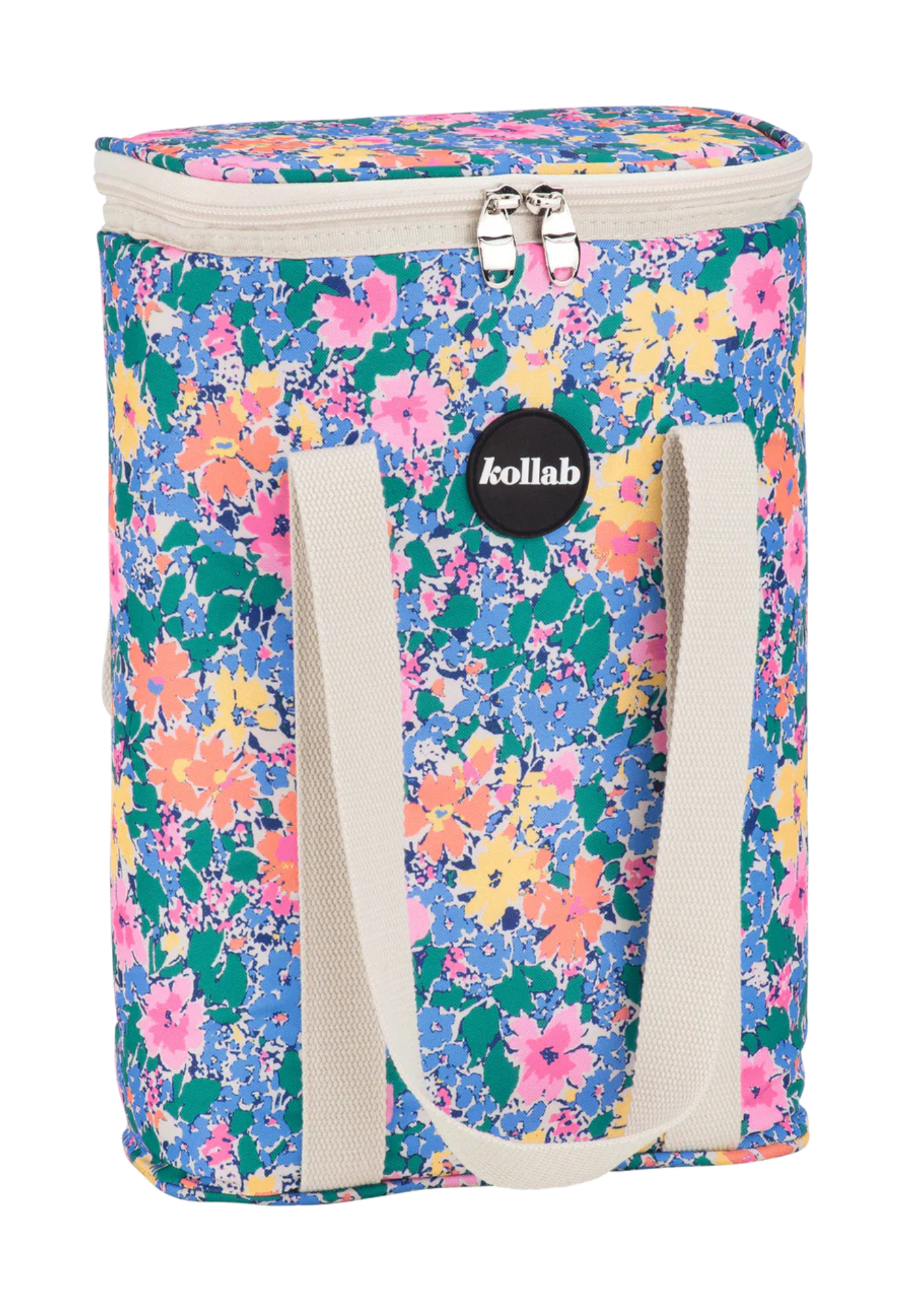 kollab - wine cooler bag - rainbow garden