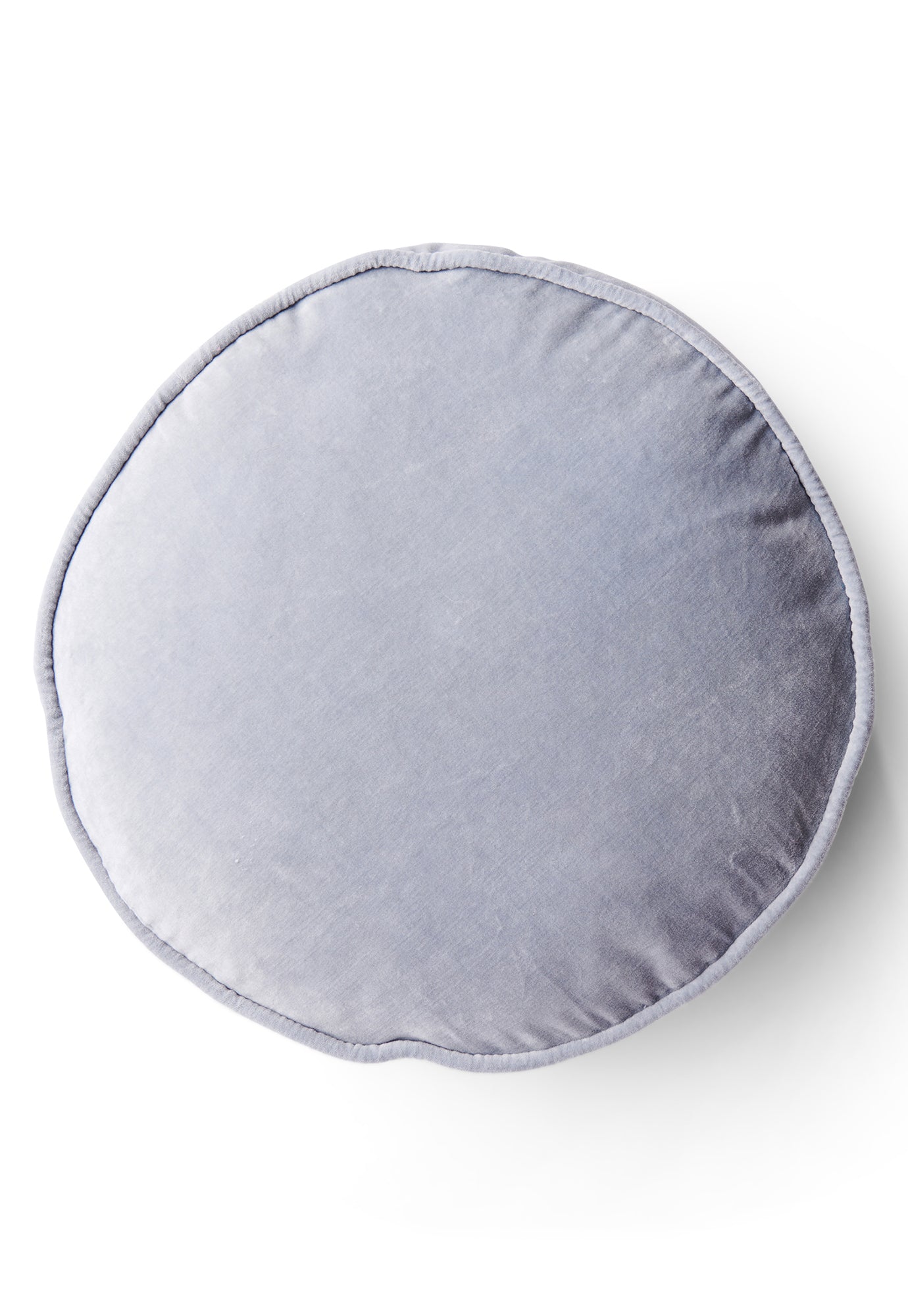 kip&co - fog grey velvet pea cushion