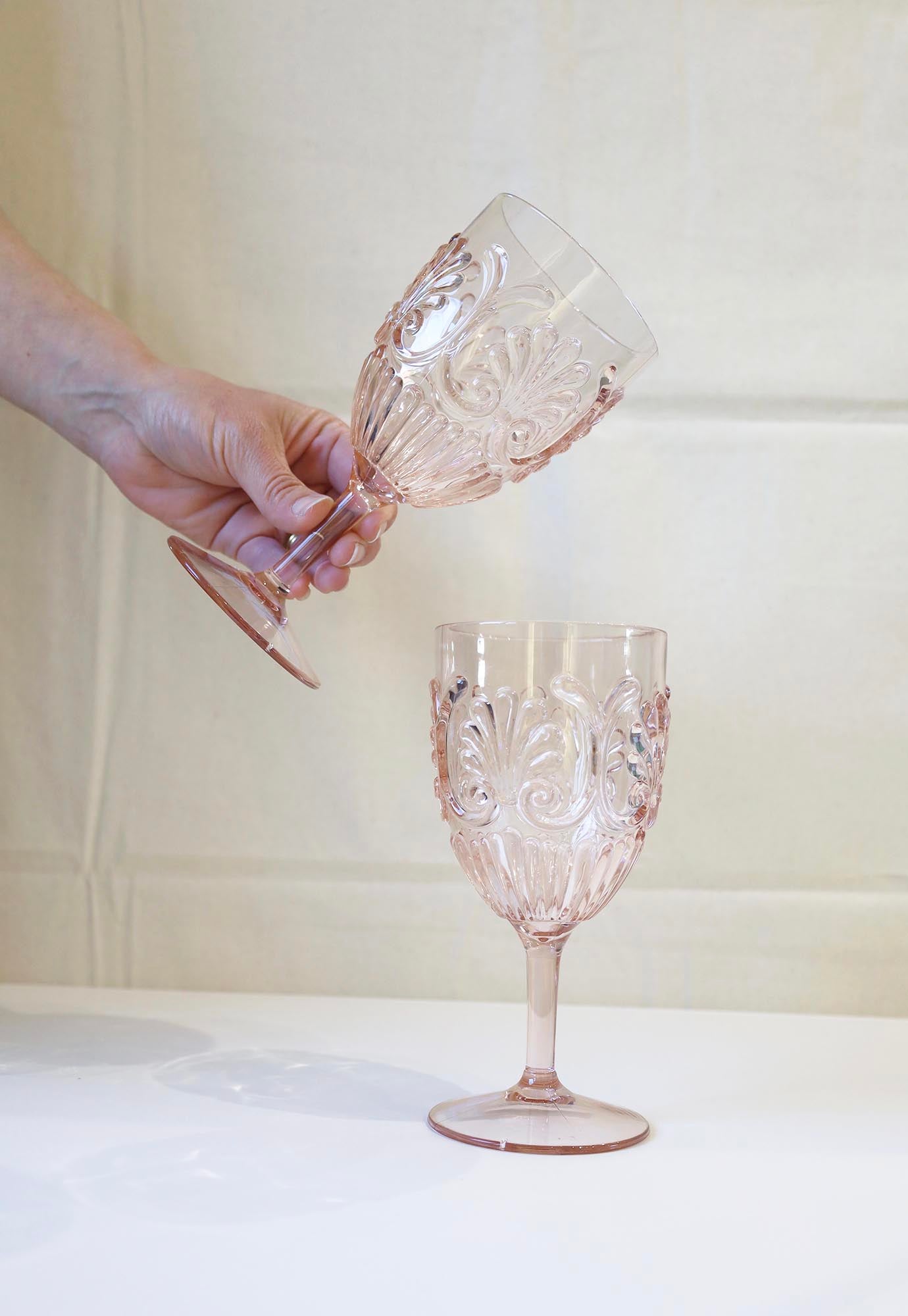 acrylic wine glass
