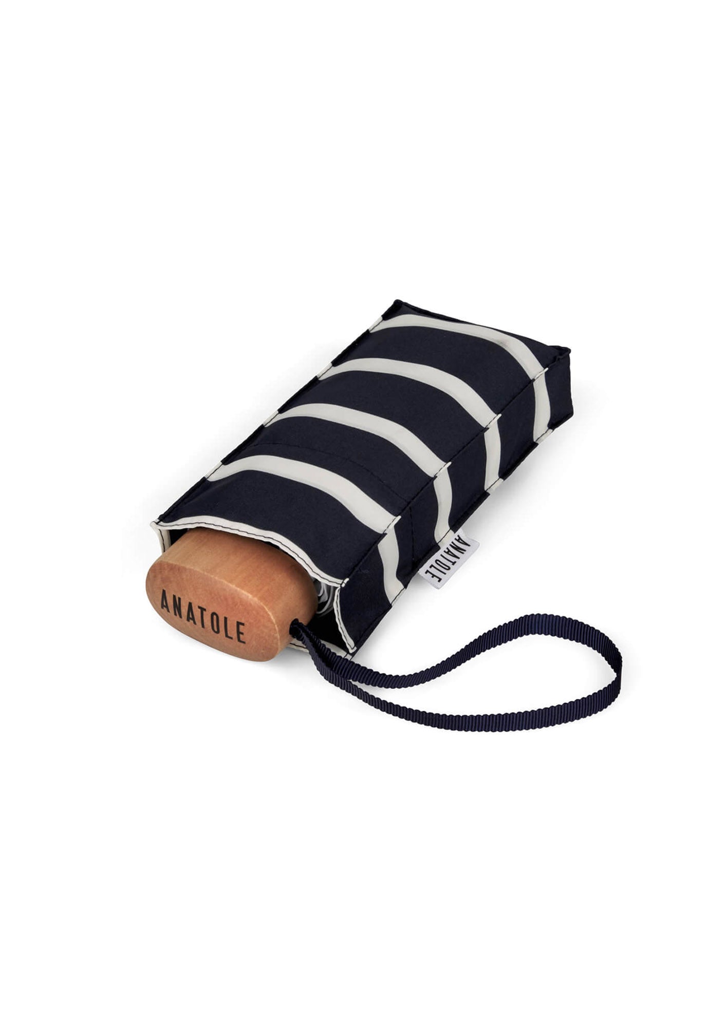 anatole - pablo micro-umbrella - striped navy