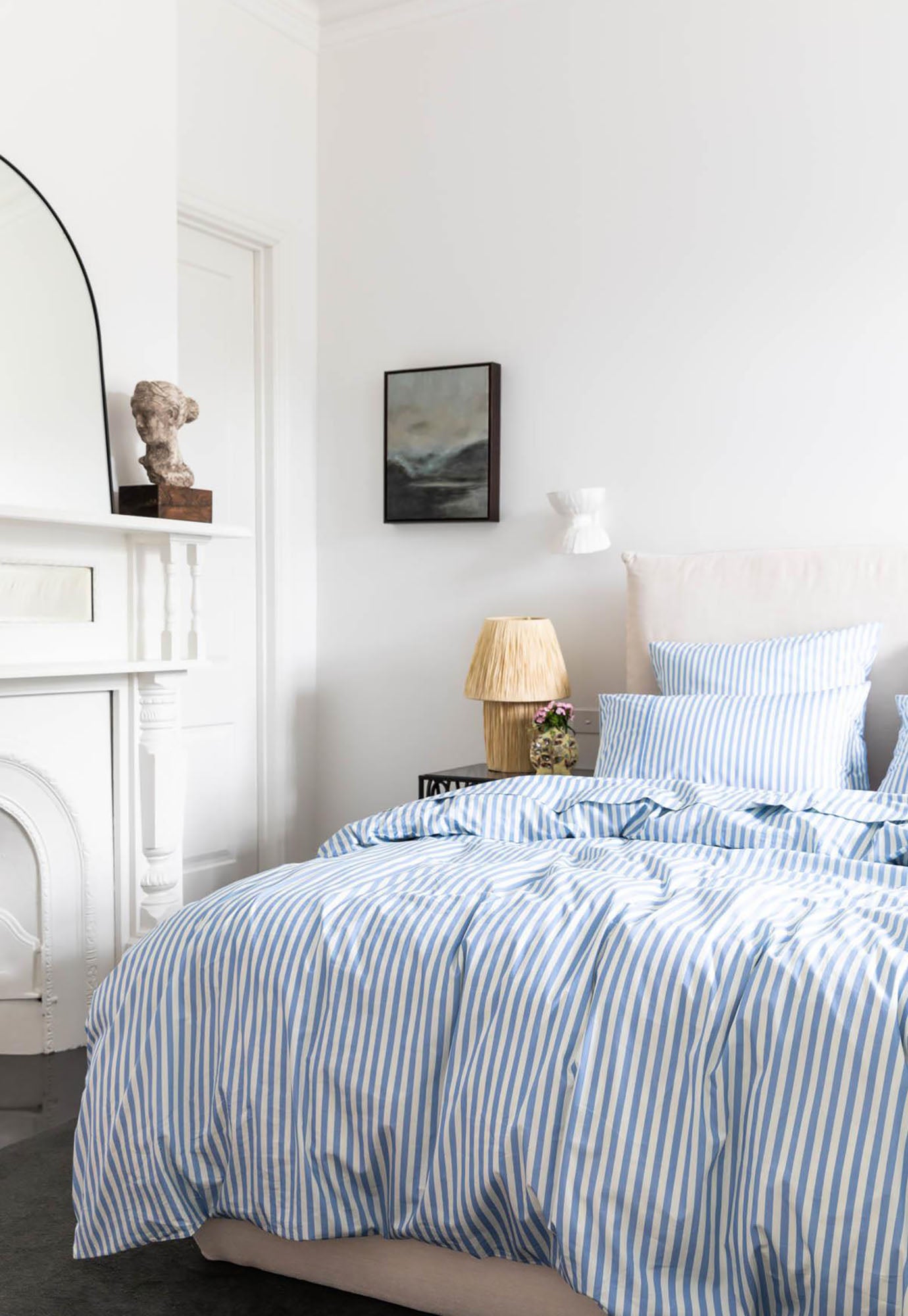 kip&co - seaside stripe pillowcase - euro sham