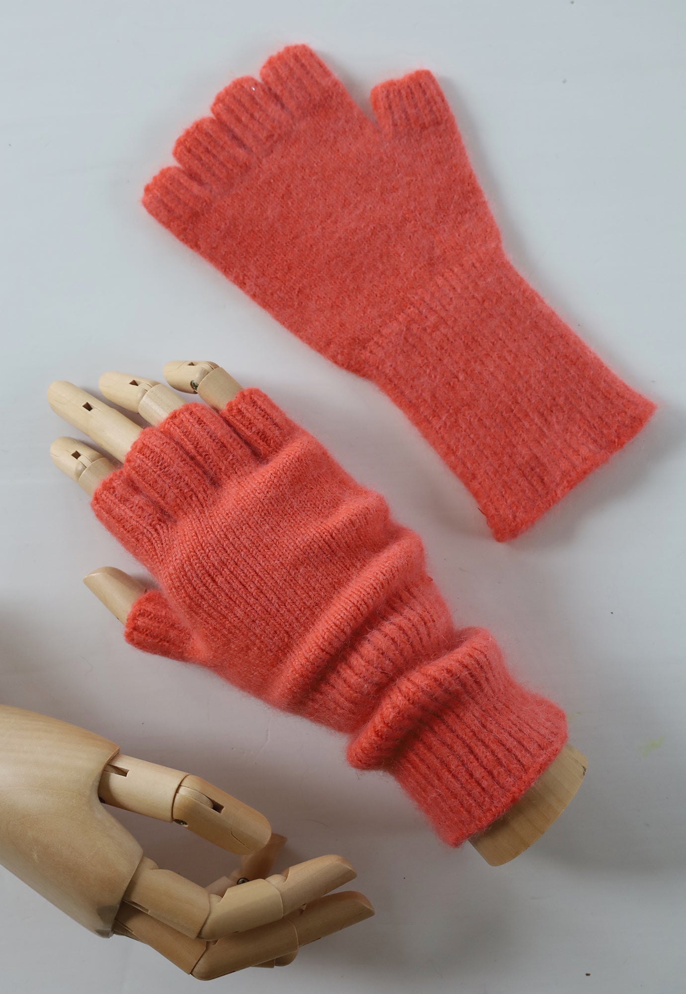 penelope durston - angora fingerless gloves - mid