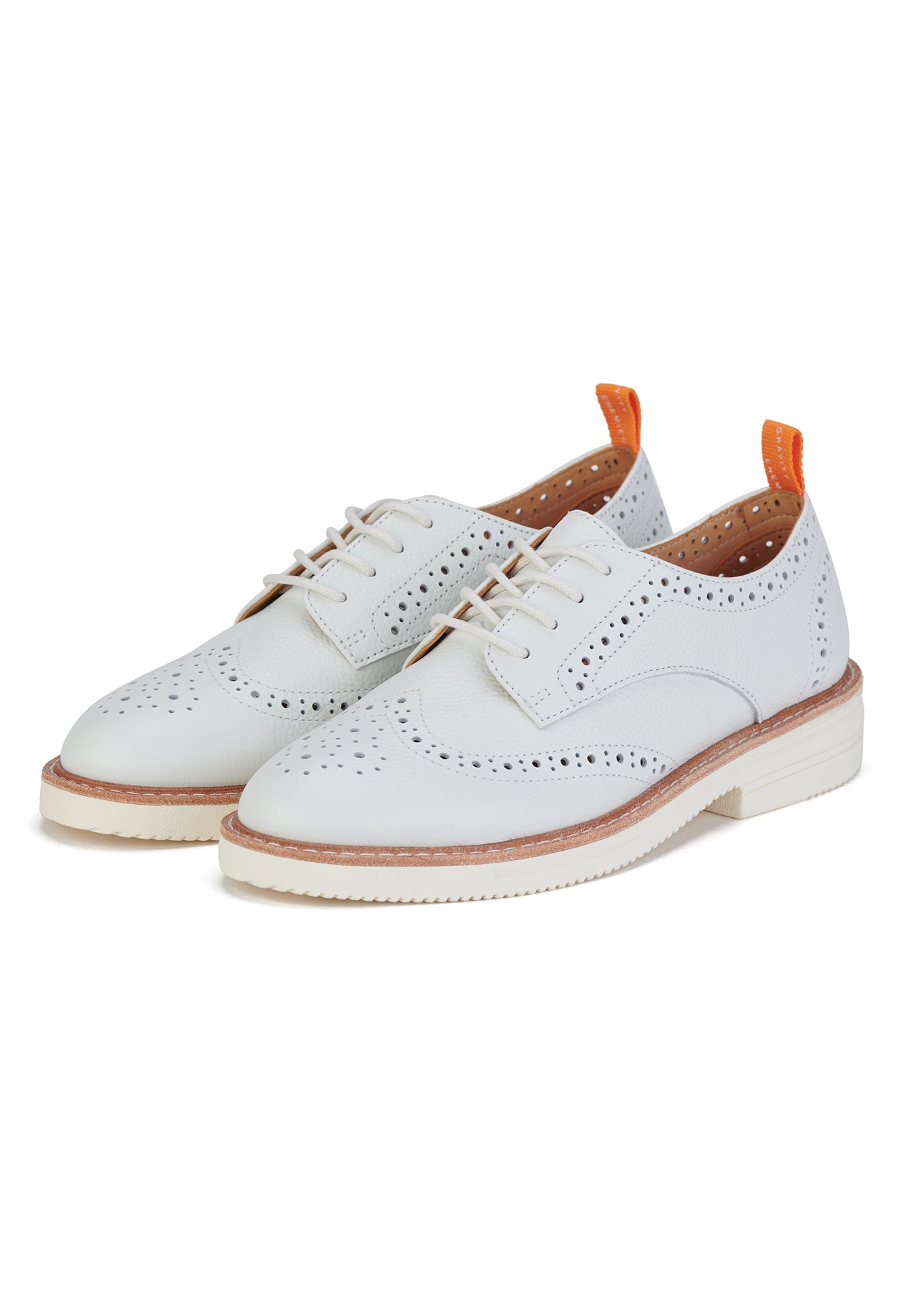 rollie derby brogue rise white tumble