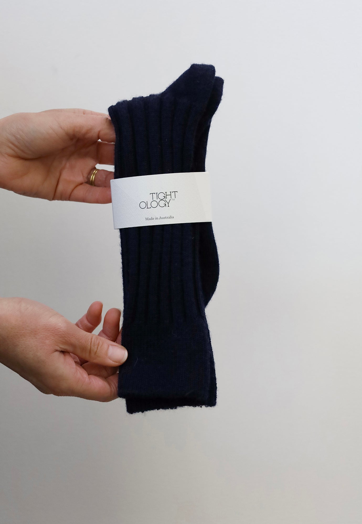 tightology - chunky rib socks